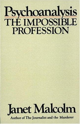 Tapa de Psychoanalysis, the impossible profession