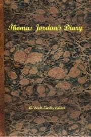 Tapa de Thomas Jordan's Diary
