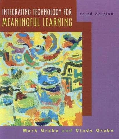Tapa de Integrating Technology For Meaningful Learning With Upgrade Cd-rom