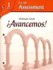 Tapa de Pre-AP Assessment