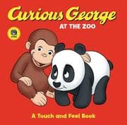 Tapa de Curious George at the Zoo A Touch and Feel Book -- CG TV Board Book (A Touch and Feel Book)
