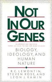 Tapa de Not in Our Genes