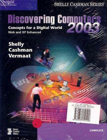 Tapa de Discovering Computers 2003