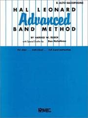 Tapa de Hal Leonard Advanced Band Method E Flat Alto Saxophone