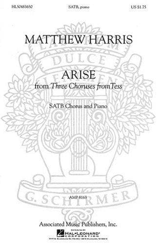 Tapa de Arise from Three Choruses from Tess