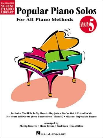 Tapa de Popular Piano Solos