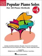 Tapa de Popular Piano Solos