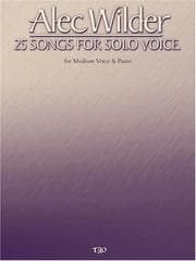 Tapa de Alec Wilder - 25 Songs for Solo Voice