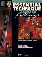Tapa de Essential Technique 2000, for Strings Teacher's Manual Book 3 (Intermediate Technique Studies, Teacher's manual BOOK 3)