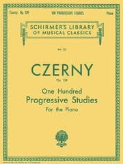 Tapa de One Hundred Progressive Studies - For the Piano