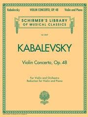 Tapa de Dmitri Kabalevsky - Violin Concerto, Op. 48