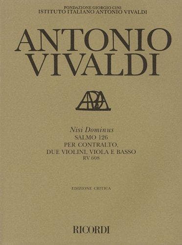 Tapa de Antonio Vivaldi - Nisi Dominus