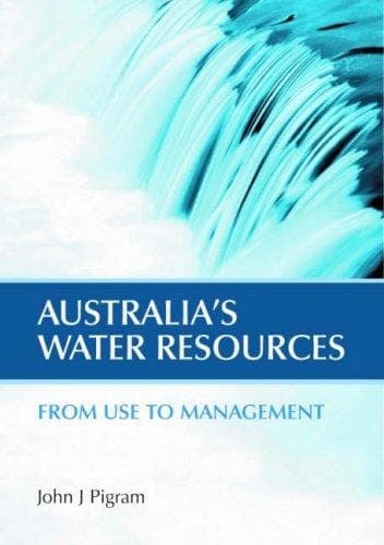 Tapa de Australia's Water Resources