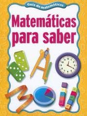 Tapa de Matematicas Para Saber