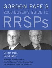 Tapa de 2003 Gordon Papes Buyers Guide to Rrsps