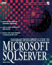 Tapa de Database Developer's Guide to Microsoft SQL Server