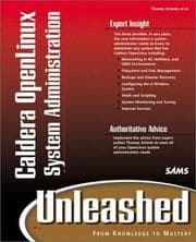 Tapa de Caldera OpenLinux system administration unleashed