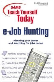 Tapa de Sams Teach Yourself E-Job Hunting Today