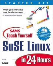 Tapa de Sams Teach Yourself SuSE Linux in 24 Hours Starter Kit