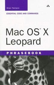 Tapa de Mac OS X Leopard Phrasebook (Developer's Library)