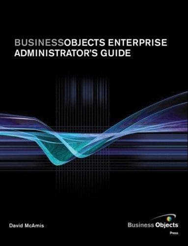 Tapa de BusinessObjects Enterprise Administrator's Guide