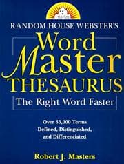 Tapa de Random House Webster's Word Master Thesaurus