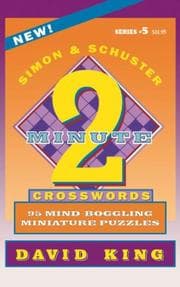 Tapa de SIMON & SCHUSTER TWO-MINUTE CROSSWORDS Vol. 5 (Two-Minute Crosswords)