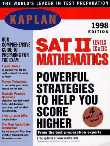 Tapa de KAPLAN SAT II MATHEMATICS 1998 (Serial)