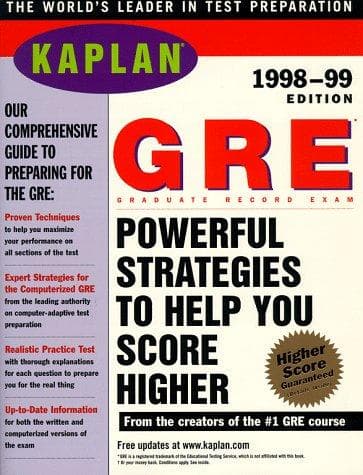 Tapa de KAPLAN GRE 1998 1999 (Serial)
