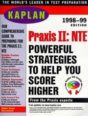 Tapa de KAPLAN PRAXIS II NTE 1998 99 WITH AUDIO CD