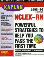 Tapa de KAPLAN NCLEX RN 1998 99 WITH CD ROM