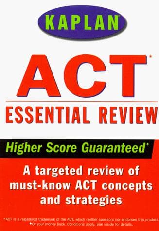 Tapa de Kaplan ACT Essential Review