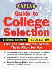 Tapa de Kaplan Guide to College Selection 1999