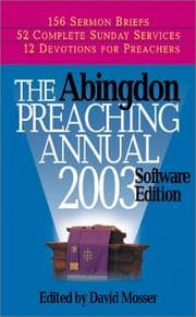 Tapa de The Abingdon Preaching Annual 2003