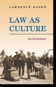 Tapa de Law as Culture
