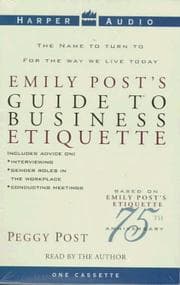 Tapa de Emily Post's Guide to Business Etiquette