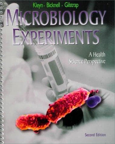 Tapa de Microbiology Experiments
