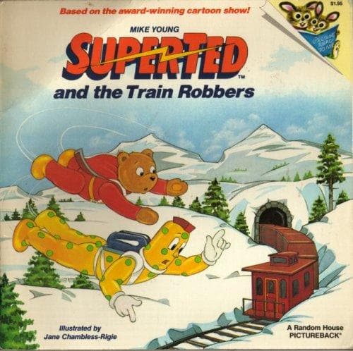 Tapa de SuperTed and the train robbers