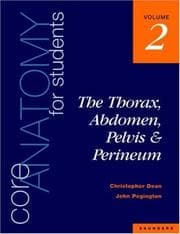 Tapa de Core Anatomy, Thorax Pelvis (Core Anatomy for Students)