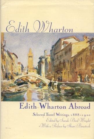 Tapa de Edith Wharton Abroad