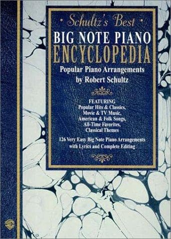 Tapa de Schultz's Best Big Note Piano Encyclopedia