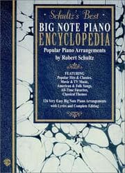 Tapa de Schultz's Best Big Note Piano Encyclopedia