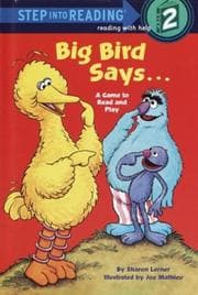 Tapa de Big Bird says--