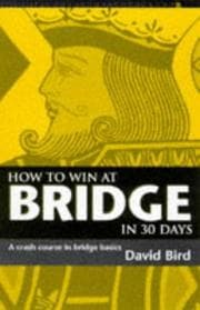 Tapa de How To Win At Bridge in 30 Days