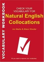 Tapa de Check your vocabulary for natural English collocations