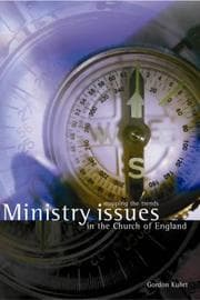 Tapa de Ministry Issues for the Church of England
