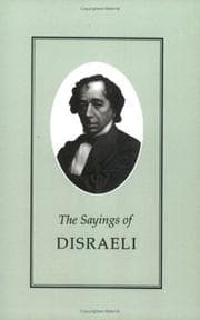 Tapa de The sayings of Disraeli