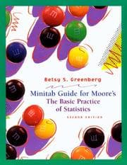 Tapa de Minitab Guide for Moore's - The Basic Practice of Statistics