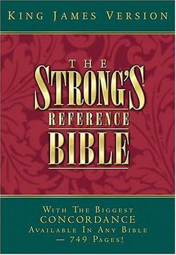 Tapa de New Strong's Reference Bible
