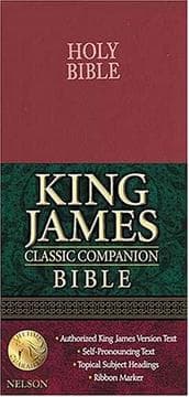 Tapa de King James Classic Companion Bible
